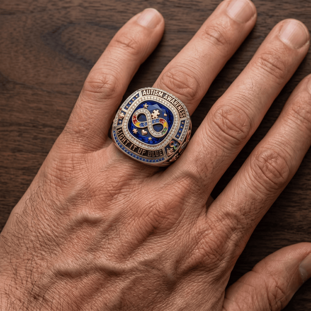 Autism Awareness Premium Ring TNSM